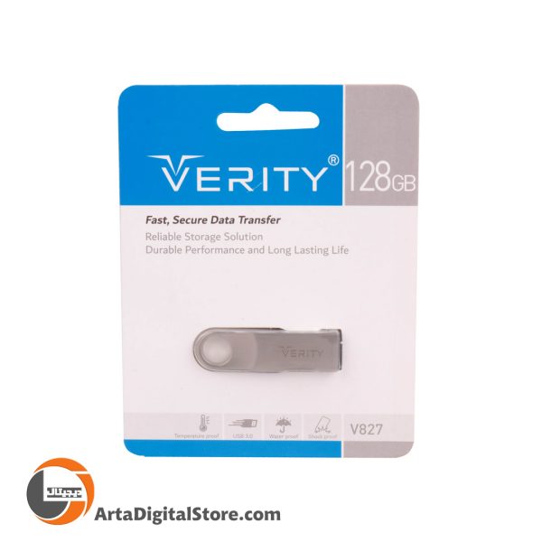 فلش مموری Verity V827 USB3.0 128GB Silver