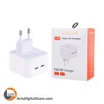 آداپتور شارژر X-Energy X-535 2Port Type-C 35W White