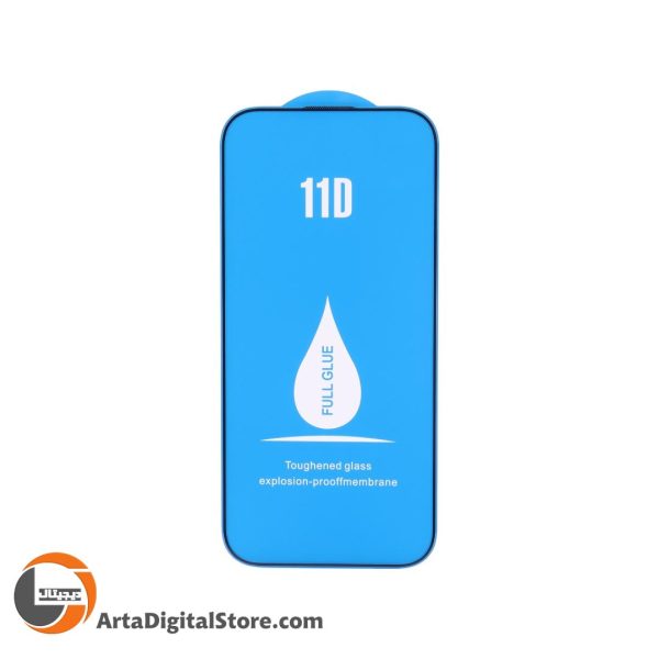 محافظ صفحه آیفون Full Glue 11D Glass iPhone 16 Pro