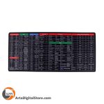 پد موس گیمینگ MousePad PC ShortCut 90*40cm Black