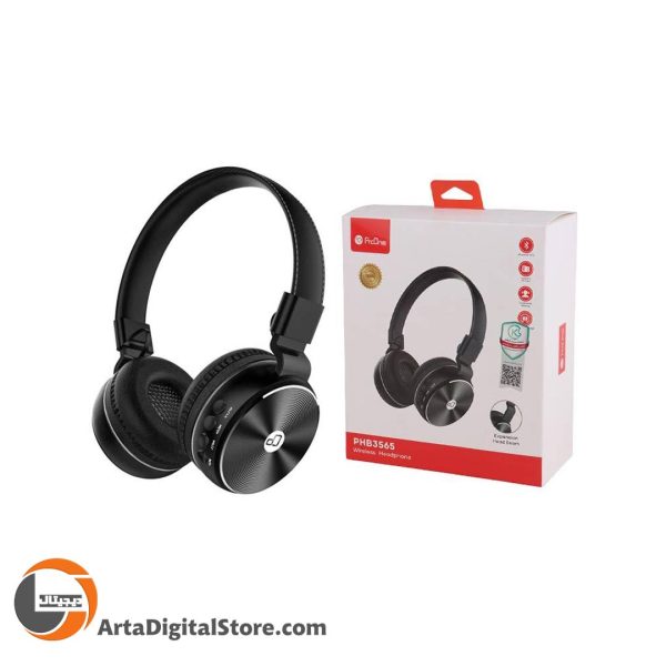 هدفون بلوتوثی پرووان  ProOne PHB3565 Bluetooth Headphone Black