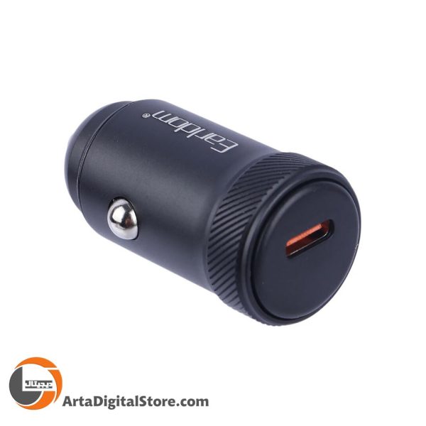 شارژر فندکی فست شارژ Earldom ES-CC40 3A PD 30W Car Charger Black