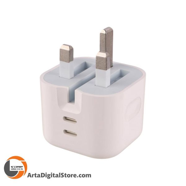 آداپتور شارژر Earldom ES-UK19 2Port 3A PD 25W Wall Charger White