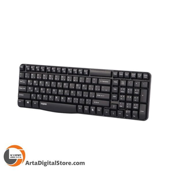 کیبورد بی سیم رپو Rapoo E1050 Wireless Keyboard Black