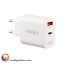 آداپتور شارژر X-Energy X-525 2Port 3A 25W Wall Charger White