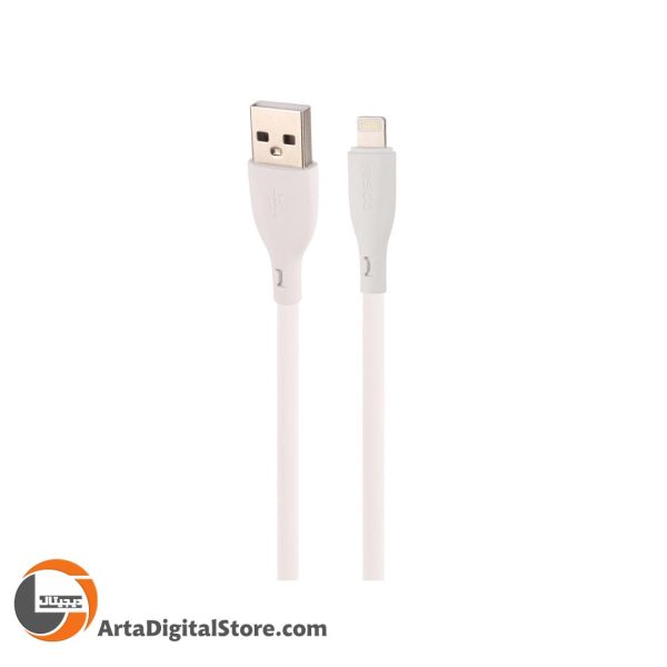 کابل لایتنینگ Yesido CA119L 2A USB To Lightning Cable White طول 1m