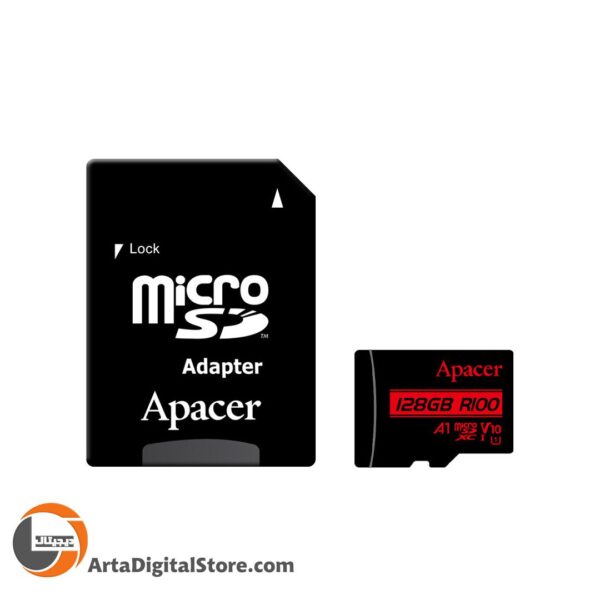مموری کارت Memory Card Micro SD Apacer Rioo A1 V10 U1 C10 128GB 100MB/s