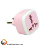 تبدیل 3 به 2 برق Hadron A10-1 Pink