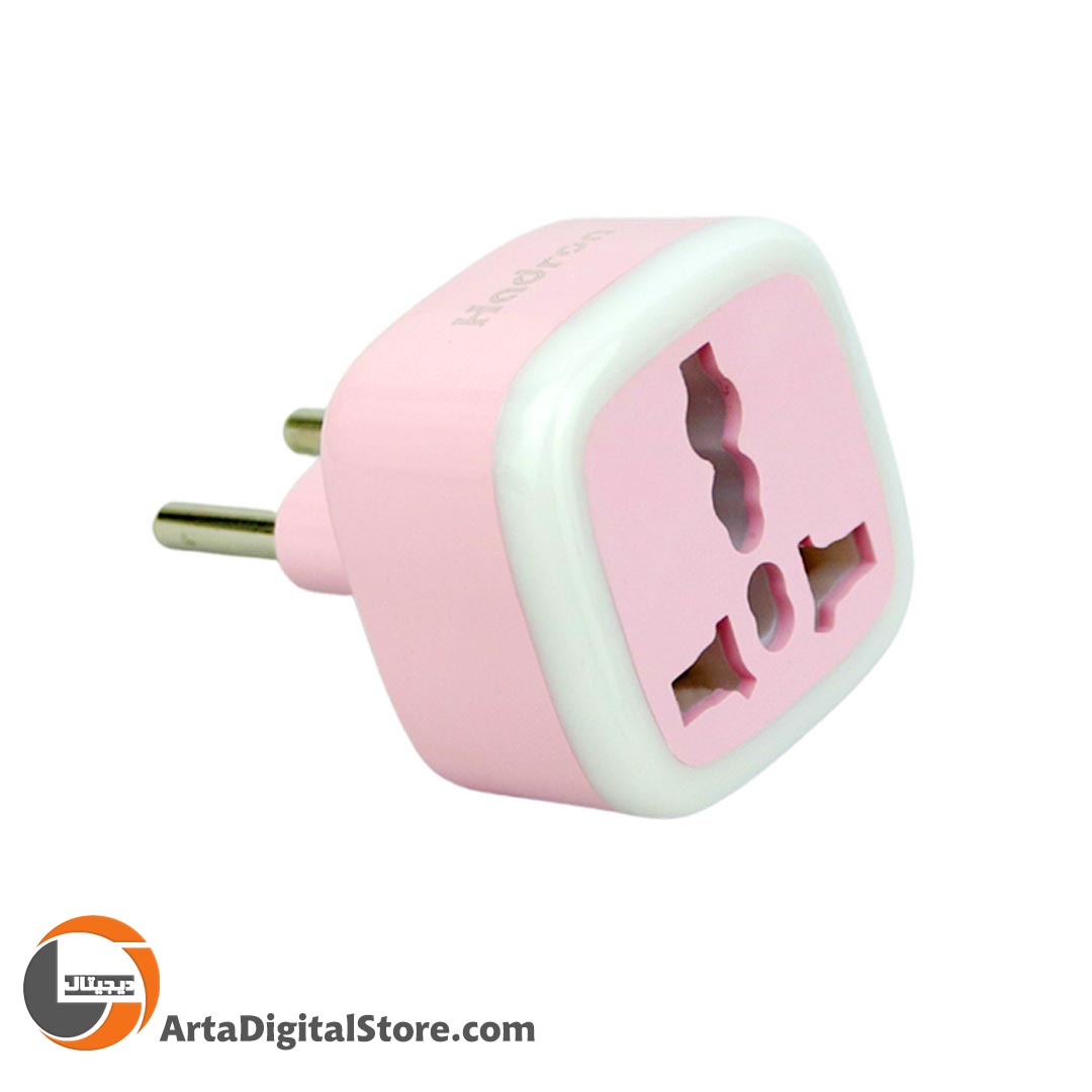 تبدیل 3 به 2 برق Hadron A10-1 Pink