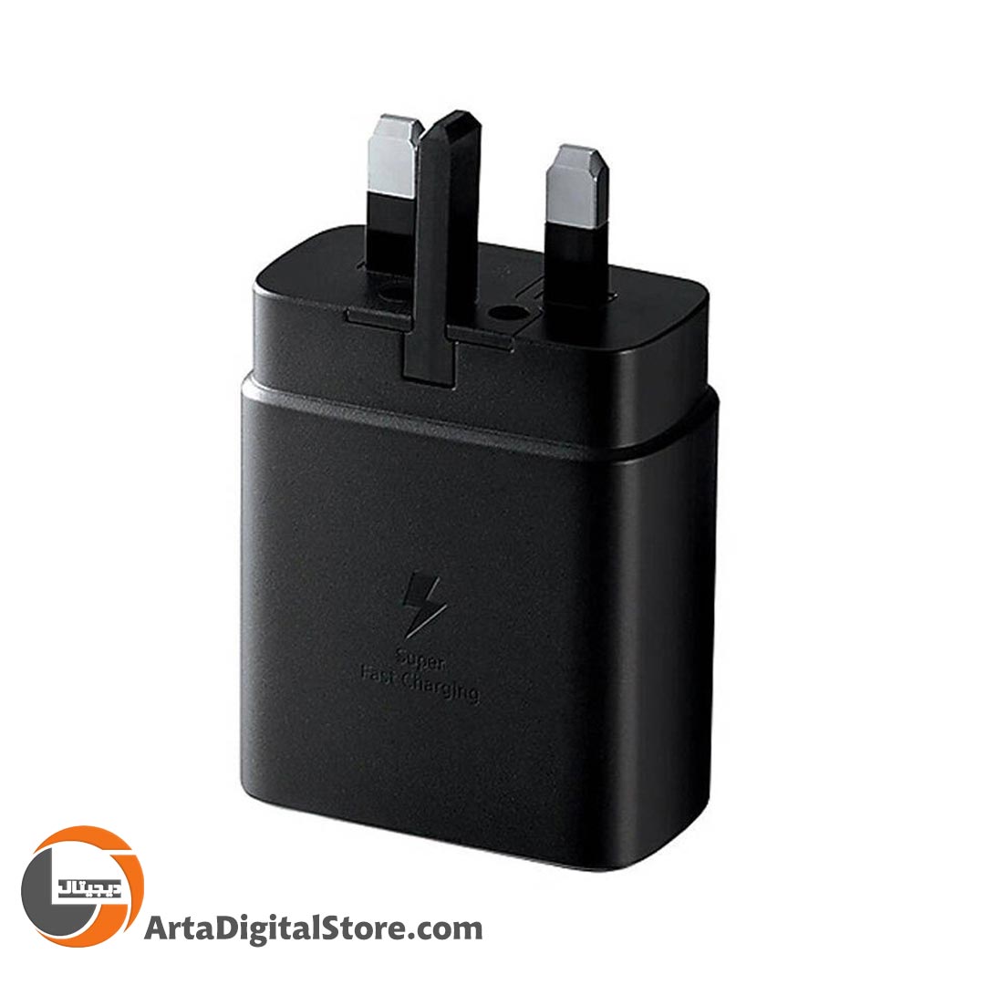 شارژر 45 وات سامسونگ 3 پین Charger Adapter Samsung 45W 3-pin Type-C بدون پک