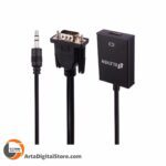 تبدیل  Eleven CV1000 VGA To HDMI Adapter With Audio Cable Black
