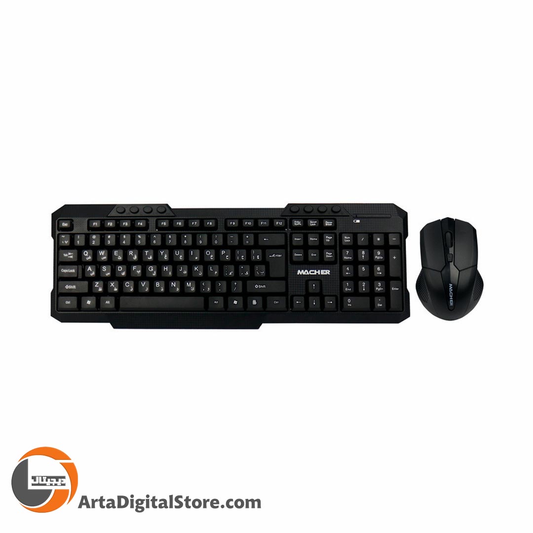 موس و کیبورد بی سیم مچر Macher MR-415 Wireless Mouse And Keyboard