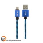 کابل میکرو یو اس بی تسکو TSCO TC A170 2.1A MicroUSB Cable Blue طول 1m