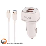 شارژر فندکی تسکو TSCO TCG40 18W Car Fast Charger White