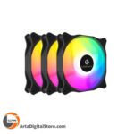 فن کیس لاجی کی Logikey F321 12*12 ARGB Fan