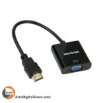 تبدیل  Macher MR-206 HDMI to VGA MR-206 With Jack 3/5 Cable Black