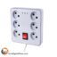 چند راهی و محافظ برق Tirajeh M106 Power Strip 6 Port White طول 1.8m