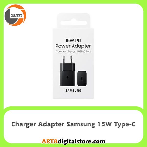 شارژر 15 وات سامسونگ Charger Adapter Samsung Type-C 15W Black