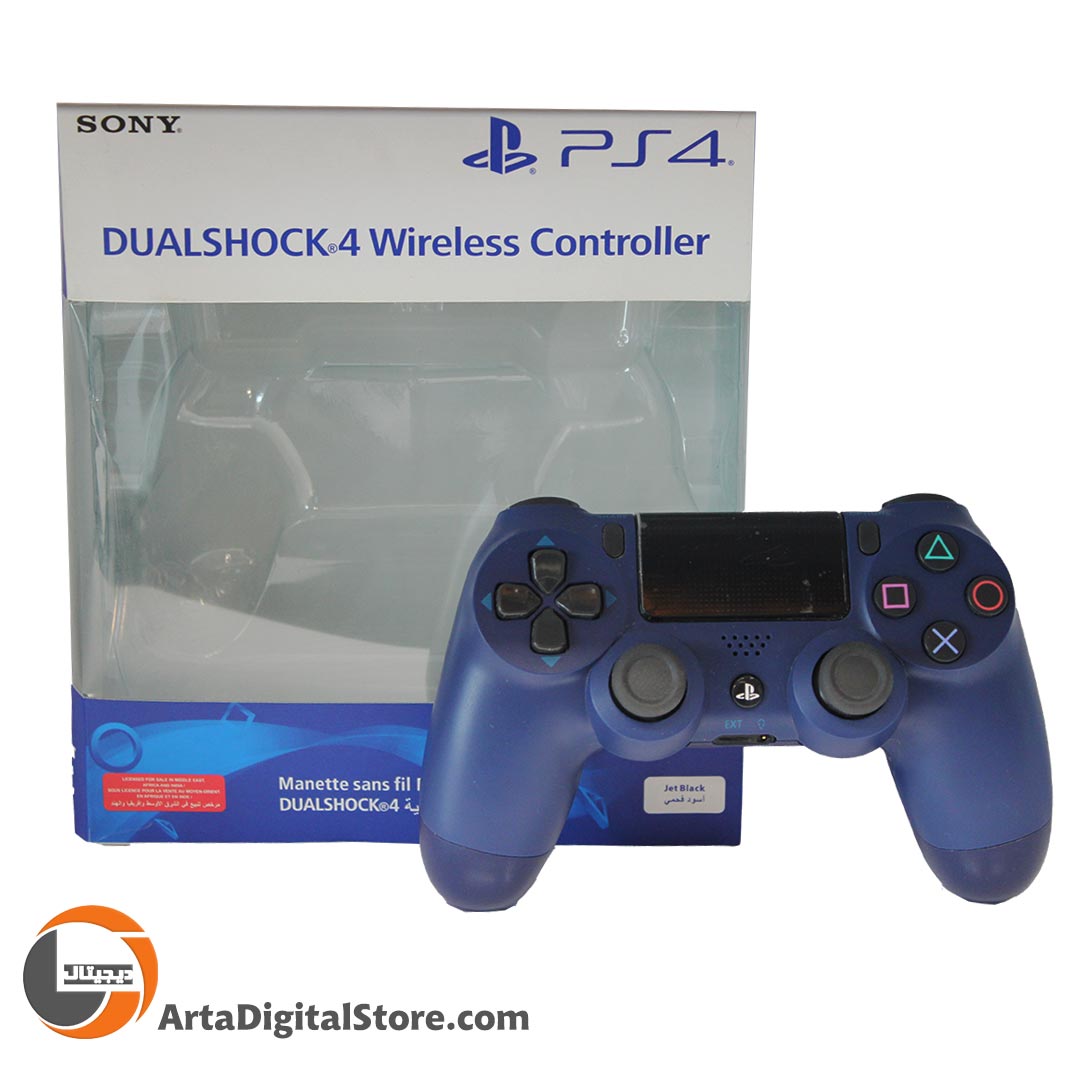دسته بازی بی سیم PS4 Joystick High Copy Midnight Blue
