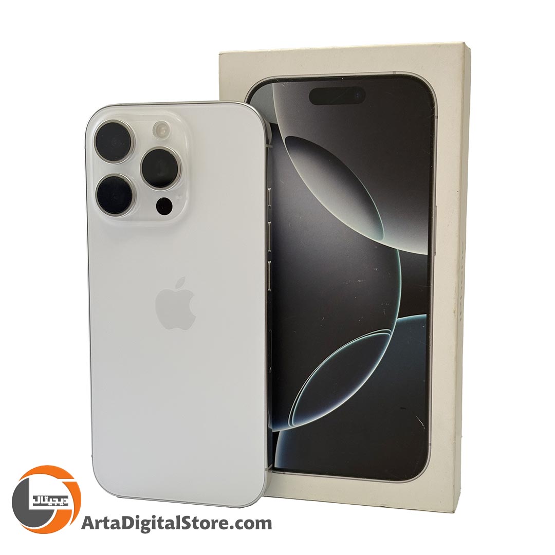 اپل آیفون Apple iPhone 16 Pro ZA/A 256GB White Titanium