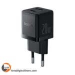 آداپتور شارژر Basues Palm P10111608 QC3.0 PD 3A 20W Charger