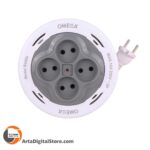 چند راهی امگا Omega R4500 Power Strip 4 Port White طول 10M