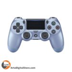 دسته بازی بی سیم PS4 Joystick DualShock 4 High Copy Titanium Blue
