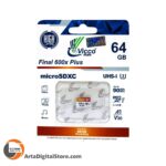 مموری کارت میکرو Vicco Man Final 600x Plus 64GB U3 V30 A1 90MB/s Memory Card