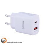 آداپتور شارژر Yesido YC02E QC3.0 PD 3A 20W Wall Charger White